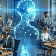 An entire office where everyone is using AI to be efficient.