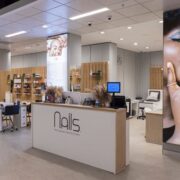 Nails beauty salon at Primark store in Liverpool.