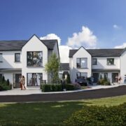 Newly built Irish houses.