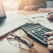 Accountant working with business owner.