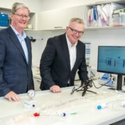 Two men in a medtech lab.