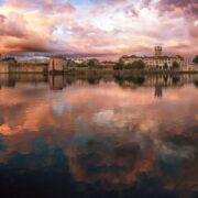 A view of Limerick city from water.