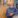 Man in blue sweater.