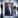 Man inset on image of people walking down a large corridor.