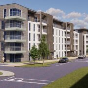 New apartment buildings in Dundalk.