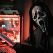 Fraudster in a scary mask.