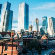 The changing skyline of Manchester.
