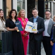 Two men and four women launching a report on neurodiversity in Dublin.