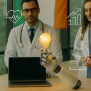 Doctors looking at Irish innovation in medtech.
