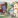 Man inset on image of popular Bluey cartoon characters.
