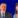 Man and woman with blue background.