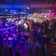 Crowds at Slush in Helsinki.