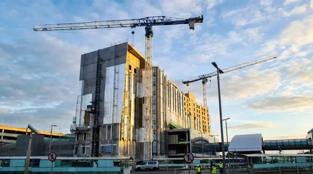 Sofitel Hotel at Dublin Airport under construction.
