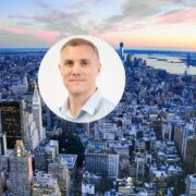 Man inset on image of US.