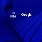 Bank of Ireland and Google logo.