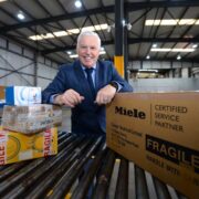 DPD Ireland logistics facility with parcels on sorting conveyors as the company announces a €10 million investment in a new Dublin distribution hub creating more than 200 jobs.