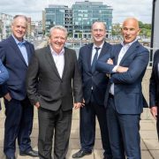 HLB Ireland and OMB Chartered Accountants leadership team pictured following the acquisition announcement in Galway, including Mark Butler, CEO of Mentora Group, as the firm unveils plans to create 150 jobs across Ireland over the next three years.