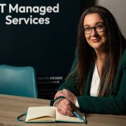 Leeann Saunders of Qualcom at the company's Belfast office as the IT and cybersecurity provider reports 30% revenue growth in Northern Ireland.