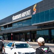Exterior of Shannon Airport in Ireland, where summer passenger traffic exceeded one million travellers in 2026 following new routes to Madrid, Rome, Frankfurt, Warsaw and Poznań.