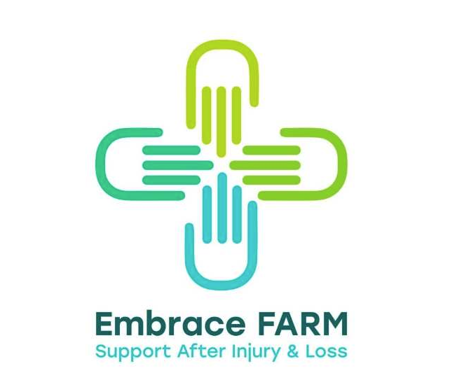 Embrace Farm logo.