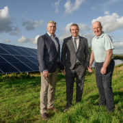 Flogas launches partnership with Meadhill Solar Farm in Co Cork, the first solar farm operating under Ireland's Small-Scale Renewable Electricity Support Scheme (SRESS).