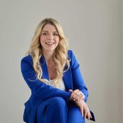 Portrait of HomeBot Ireland founder Clara Mulligan, Cork-based robotics entrepreneur and ACORNS alumna, promoting AI-powered lawnmowers, robot vacuums and smart home technology in Ireland.