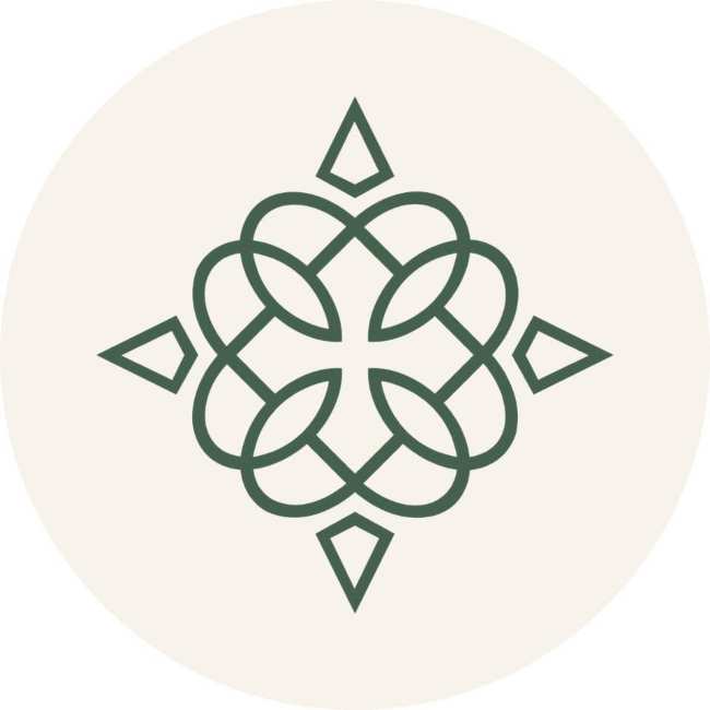 White & Green logo.