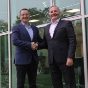 Joey Wynne of Arachas and John McArdle of Ben McArdle Ltd following Arachas’ acquisition of the Dublin insurance broker.