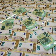 Euro €100 and €200 banknotes spread across a surface, illustrating Budget 2027, business finance and tax measures in Ireland.