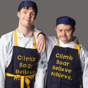 Two young chefs from the Together Academy.