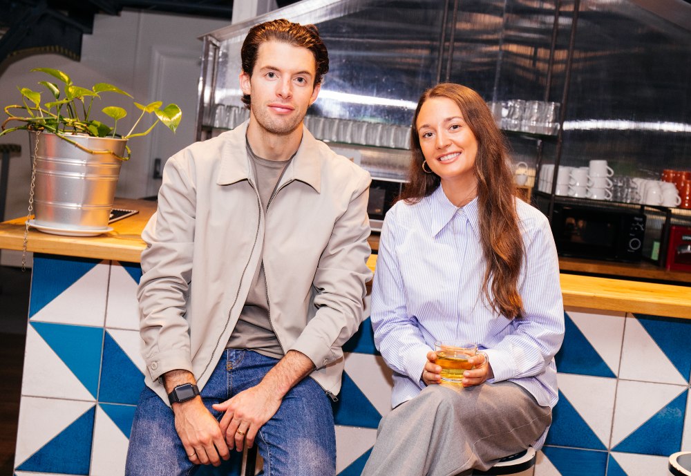 Man and woman in casual clothing.